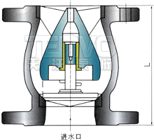 HC42X、DRVZ靜音式止回閥結(jié)構(gòu)圖
