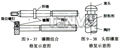 鑲?cè)M合修復(fù)示意圖